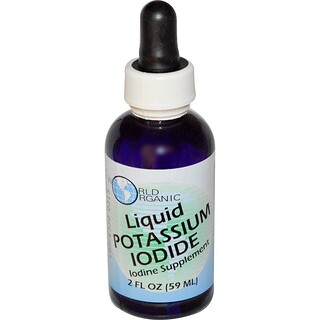World Organic, Iodure de potassium liquide, 59 ml (2 oz)