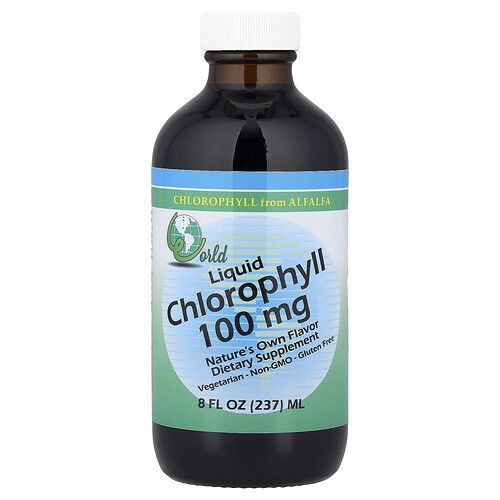 World Organic, Liquid Chlorophyll, 100 mg, 8 fl oz (237 ml)