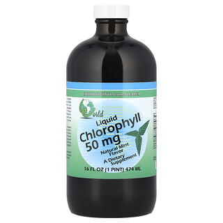 World Organic, жидкий хлорофилл, со вкусом натуральной мяты, 474 мл (16 жидк. унций)