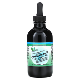 World Organic, ультраконцентрированный жидкий хлорофилл, 118 мл (4 жидк. унции)