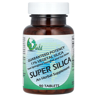 World Organic, Super Silica, 90 tablete