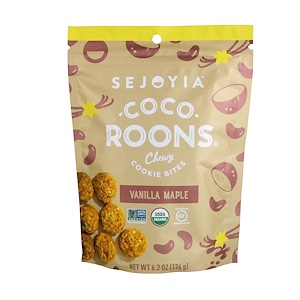 Седжойа фудс, Coco-Roons, Chewy Cookie Bites, Vanilla Maple, 6.2 oz (176 g) отзывы