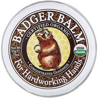 Badger Company, Bálsamo Badger, para manos que trabajan duro .75 oz (21 g)