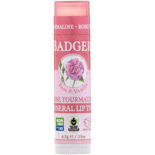 Badger Company, Brillant à lèvres minéral, Tourmaline rose, 4,2 g (0,15 oz)