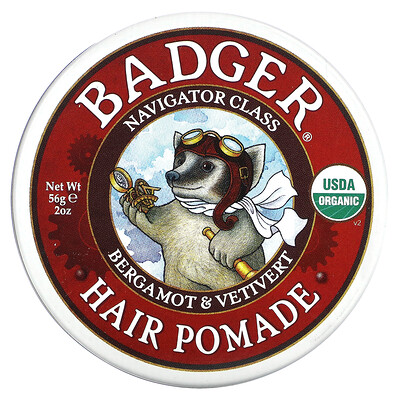 Badger Company Organic, помада для волос, класс Navigator, 56 г (2 унции)