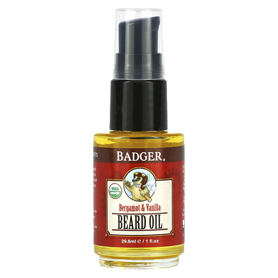 Badger Company Navigator Class, Масло для бороды, бергамот и ваниль, 1 жидкая унция (29,6 мл)