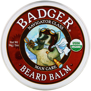 Badger Company, Navigator Class, Cuidado para Homens, bálsamo para Barba, 2 fl oz (59.1 ml)