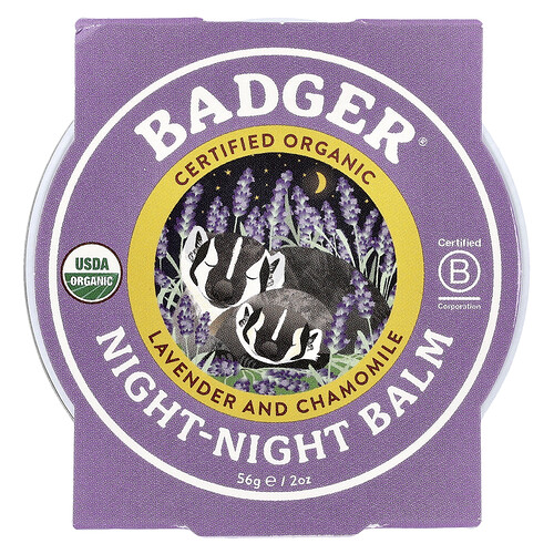 Badger, Bio Night-Night Balsam, Lavendel und Kamille, 56 g