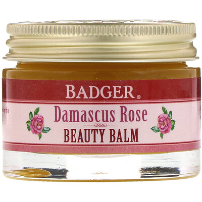 Купить Badger Company Органический бальзам красоты, Дамасская роза, 28 г (1 унция)