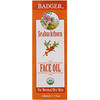 Badger Company, Organic, Face Oil, Seabuckthorn, For Normal/Dry Skin, 1 fl oz (29.5 ml)