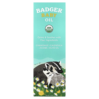 Badger, Bebe Yağı, 118 ml