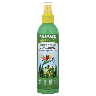 Badger, Anti-Bug, Répulsif à base de plantes, 237 ml