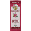 Badger Company, Organic, Face Oil, Damascus Rose, For Dry, Delicate Skin, 1 fl oz (29.5 ml)