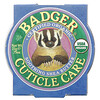 Badger Company, Soin des cuticules bio au beurre de karité apaisant. 0,75 oz (21 g)