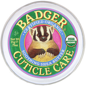 Отзывы о Бадгер компания, Organic Cuticle Care, Soothing Shea Butter, .75 oz (21 g)