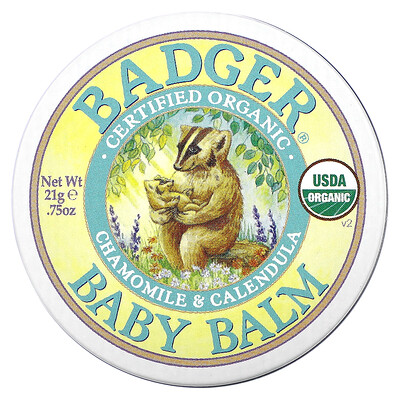 

Badger Company Organic Baby Balm Chamomile & Calendula 0.75 oz (21 g)