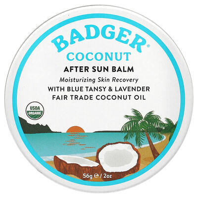 Badger  Coconut After Sun Balm  2 oz (56 g)