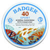Badger Company‏, Sport Mineral Sunscreen with Clear Zinc, SPF 40, Unscented, 2.4 oz (68 g)