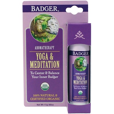 Badger Company Yoga & Meditation, Cedarwood & Mandarin, .60 oz (17 g)