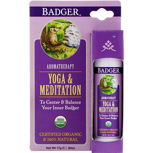 Бадгер компания, Yoga & Meditation, Cedarwood & Mandarin, .60 oz (17 g) отзывы
