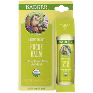 Отзывы о Бадгер компания, Focus Balm, Grapefruit & Ginger, .60 oz (17 g)