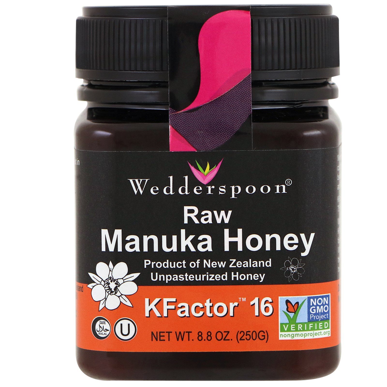 Wedderspoon, Raw Manuka Honey, KFactor 16, 8.8 oz (250 g) - iHerb.com