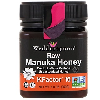 Wedderspoon, Raw Manuka Honey, KFactor 16, 8.8 oz (250 g)