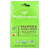 Organic Manuka Honey Drops, Eucalyptus with Bee Propolis, 20 Count, 4 oz (120 g)
