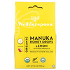 Wedderspoon, Organic Manuka Honey Drops, Lemon With Bee Propolis, 4 oz (120 g)
