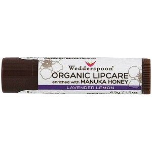 Отзывы о Веддерспун, Organic Lipcare, Lavender Lemon, 0.15 oz (4.5 g)