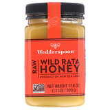 Wedderspoon, 100%-о неочищенный, дикий мед Рата, 17,6 унций (500 г) отзывы