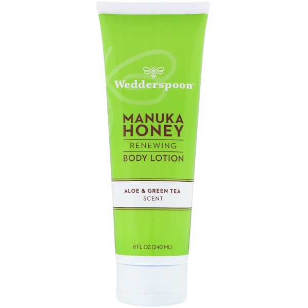Wedderspoon, Manuka Honey, Renewing Body Lotion, Aloe & Green Tea Scent