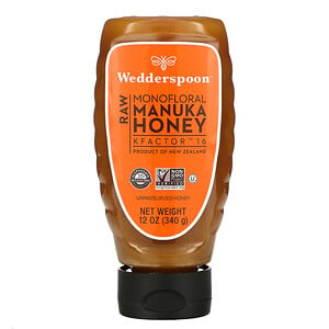 Отзывы о Веддерспун, Raw Monofloral Manuka Honey, KFactor 16, 12 oz (340 g)