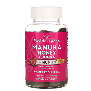 Отзывы о Веддерспун, Manuka Honey, Immunity Gummies, Berry, 90 Gummies