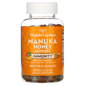 Отзывы о Веддерспун, Manuka Honey, Immunity Gummies, Citrus,  90 Gummies