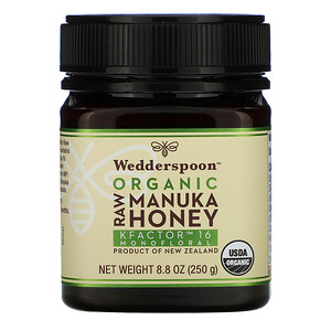 Отзывы о Веддерспун, Organic Raw Manuka Honey, KFactor 16, 8.8 oz (250 g)