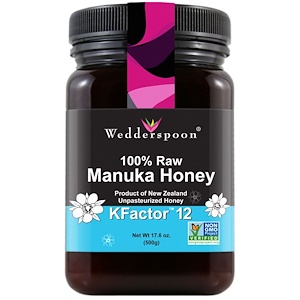 Отзывы о Веддерспун, 100% Raw Manuka Honey, KFactor 12, 17.6 oz (500 g)