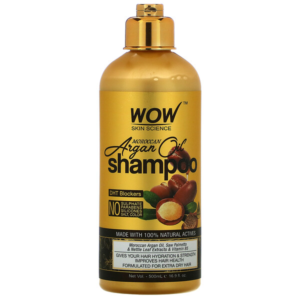 Wow Skin Science‏, שמן ארגן מרוקאי, שמפו, 200 מ"ל (16.9 אונקיות נוזל)