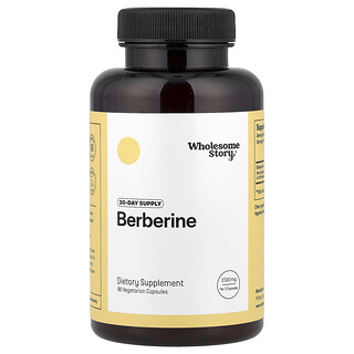 Wholesome Story, Berbérine, 90 capsules végétariennes (500 mg par capsule)