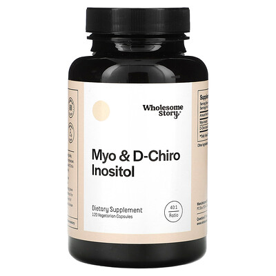 Wholesome Story  Myo & D-Chiro Inositol  120 Vegetarian Capsules