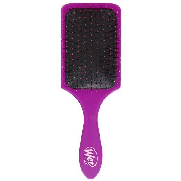 Wet Brush, Paddle Detangler Brush, Detangle, Purple,  1 Brush