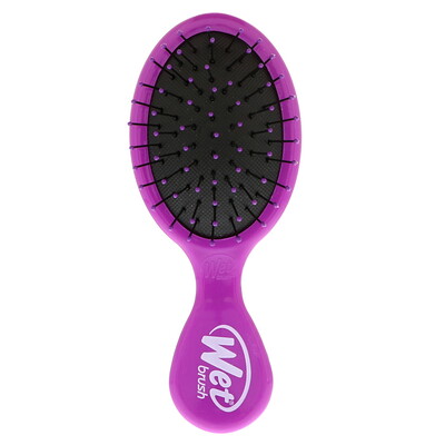 Купить Wet Brush Мини-расческа для облегчения расчесывания, фиолетовая, 1 расческа