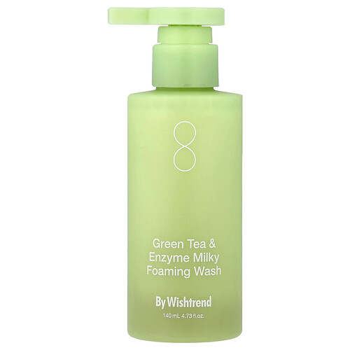 By Wishtrend, Green Tea & Enzyme Milky Foaming Wash, milchig-schäumendes Enzym, 140 ml (4,73 fl. oz.)