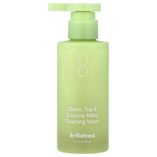 By Wishtrend, Green Tea & Enzyme Milky Foaming Wash, 4.73 fl oz (140 ml)