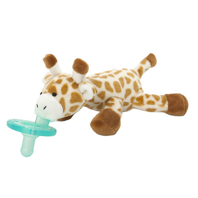 Купить WubbaNub Соска-пустышка, для детей от 0 до 6 месяцев, с жирафом, 1 соска