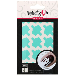 Отзывы о Whats Up Nails, Slime Drips Stencils, 30 Pieces