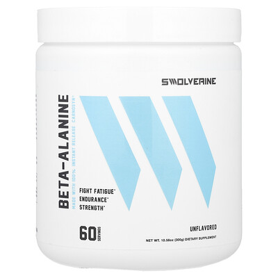 Swolverine  Beta-Alanine  Unflavored  10.58 oz (300 g)