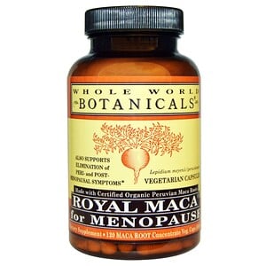 Отзывы о Вхоле Ворлд Ботаникалс, Royal Maca for Menopause, 500 mg, 120 Vegetarian Capsules