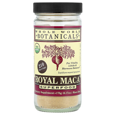 Product Image for Whole World Botanicals, Royal Maca , Superfood, 6.17 oz (175 g)