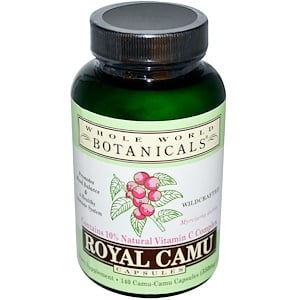 Отзывы о Вхоле Ворлд Ботаникалс, Royal Camu, 350 mg, 140 Capsules